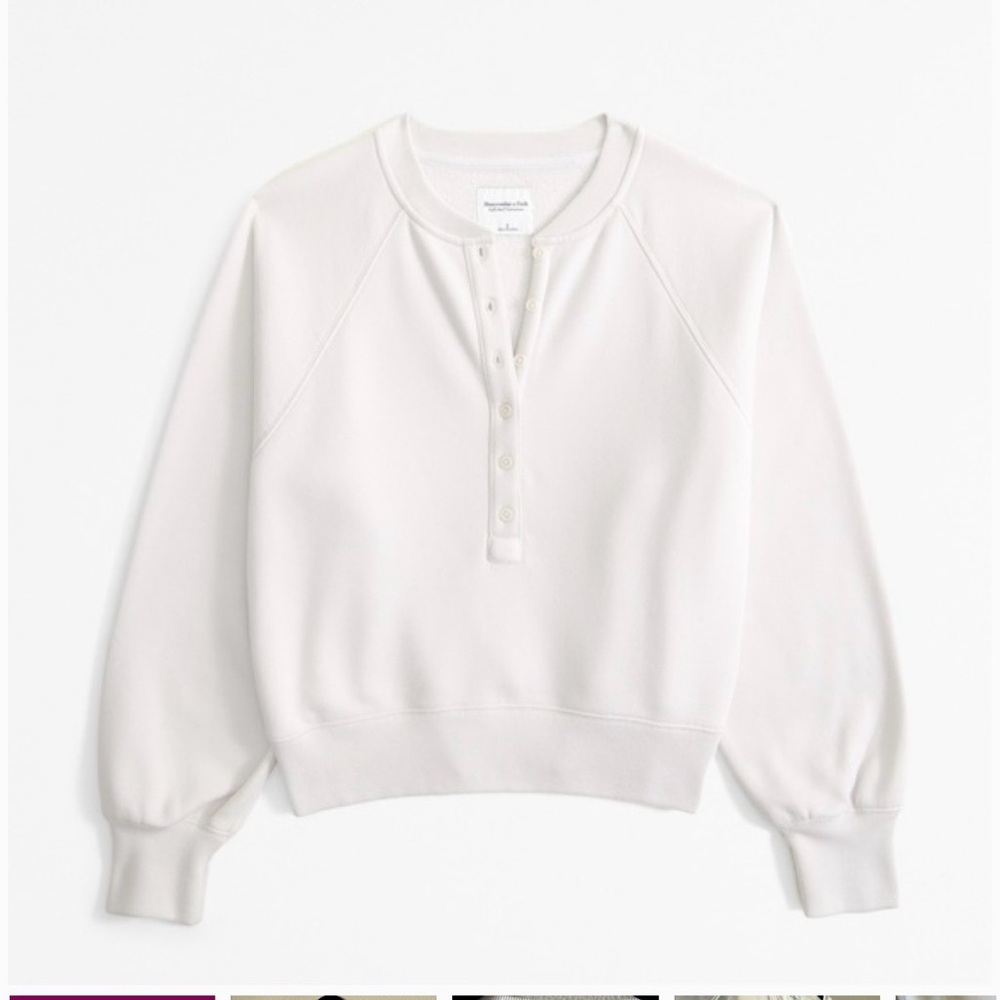 A&F Henley crew sweatshirt